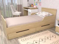 Ágykeret 90x200 BL betét 2db ágyneműtartó+ leesésgátlóval